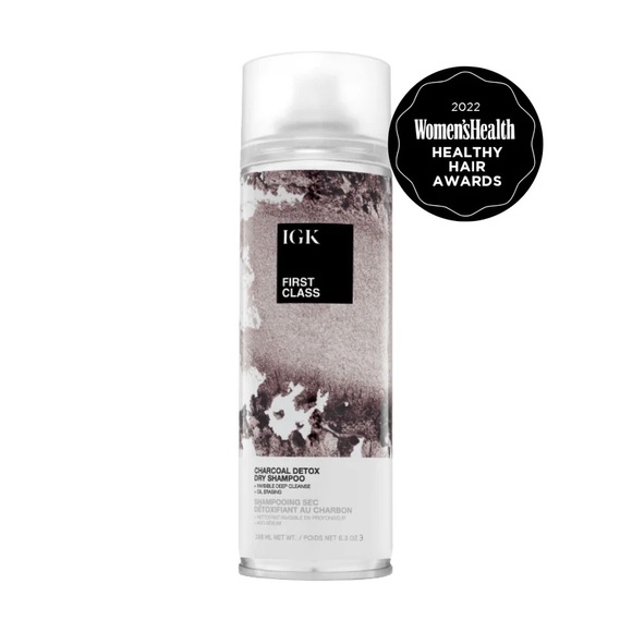 IGK First Class Charcoal Detox Dry Shampoo – Deep Cleansing & Oil Absorbing - Picture 1 of 7
